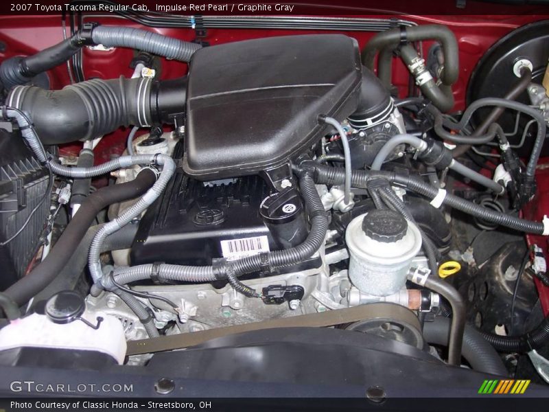 Impulse Red Pearl / Graphite Gray 2007 Toyota Tacoma Regular Cab