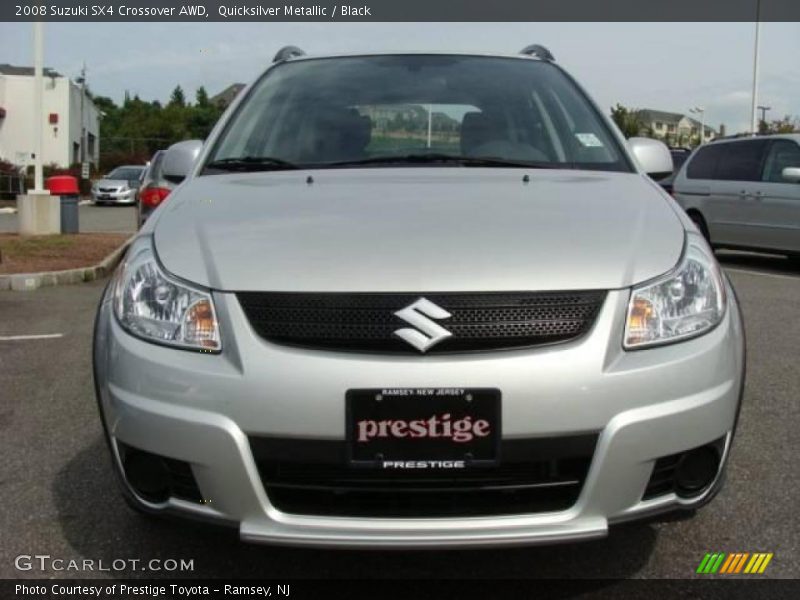 Quicksilver Metallic / Black 2008 Suzuki SX4 Crossover AWD