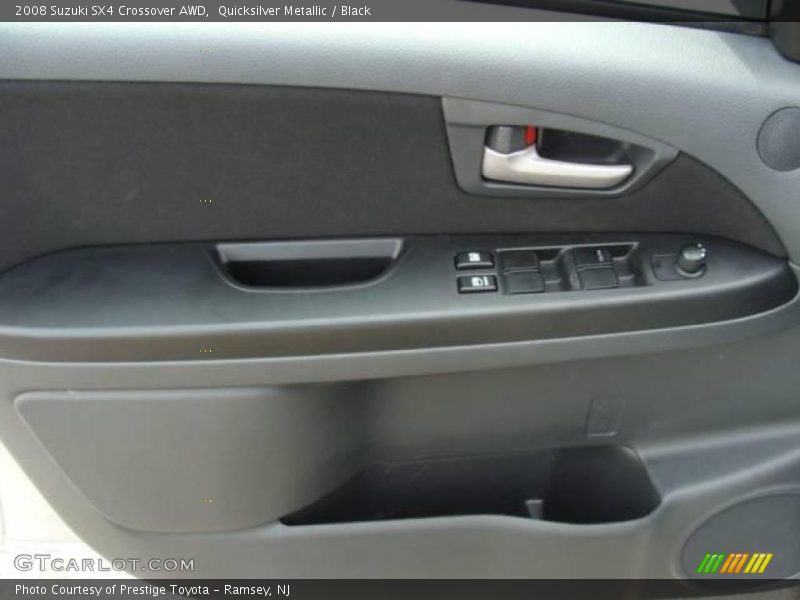 Quicksilver Metallic / Black 2008 Suzuki SX4 Crossover AWD