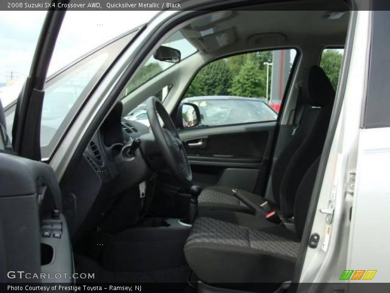 Quicksilver Metallic / Black 2008 Suzuki SX4 Crossover AWD