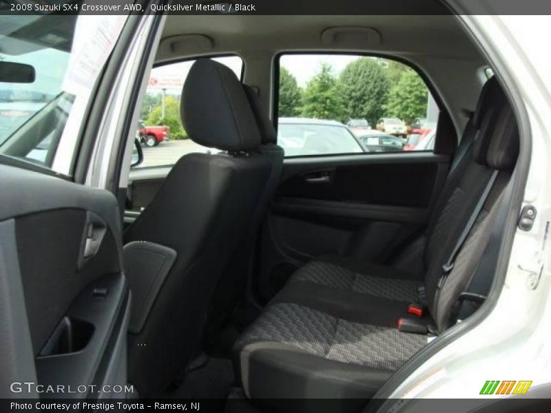 Quicksilver Metallic / Black 2008 Suzuki SX4 Crossover AWD