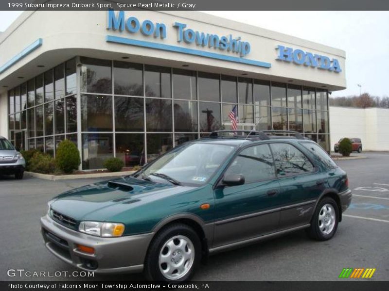 Spruce Pearl Metallic / Gray 1999 Subaru Impreza Outback Sport