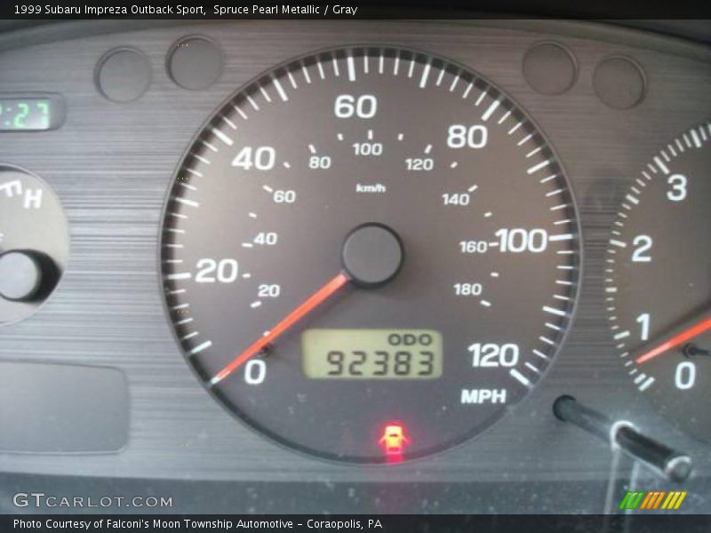 Spruce Pearl Metallic / Gray 1999 Subaru Impreza Outback Sport