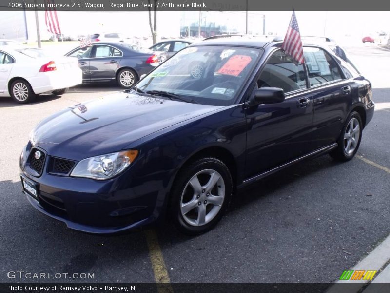 Regal Blue Pearl / Anthracite Black 2006 Subaru Impreza 2.5i Wagon