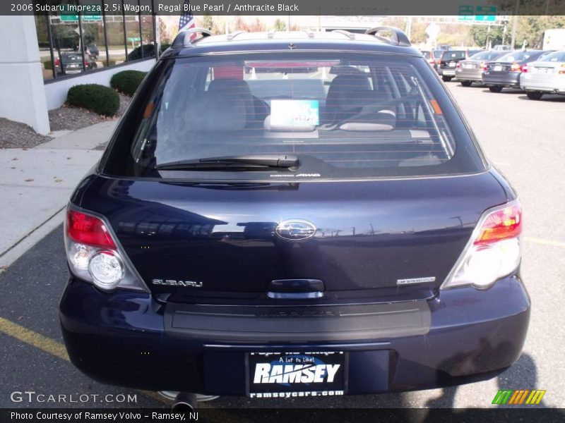 Regal Blue Pearl / Anthracite Black 2006 Subaru Impreza 2.5i Wagon