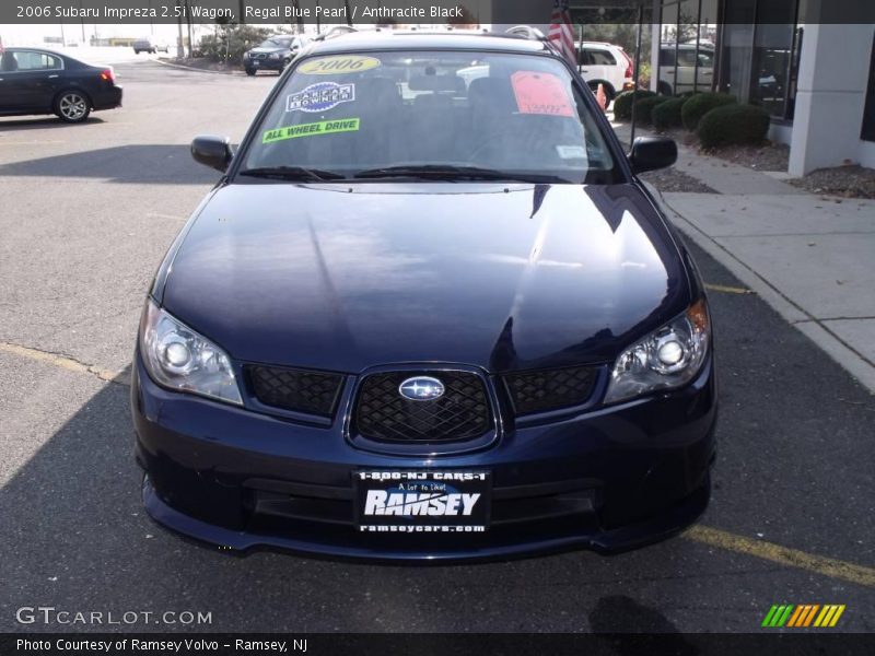 Regal Blue Pearl / Anthracite Black 2006 Subaru Impreza 2.5i Wagon