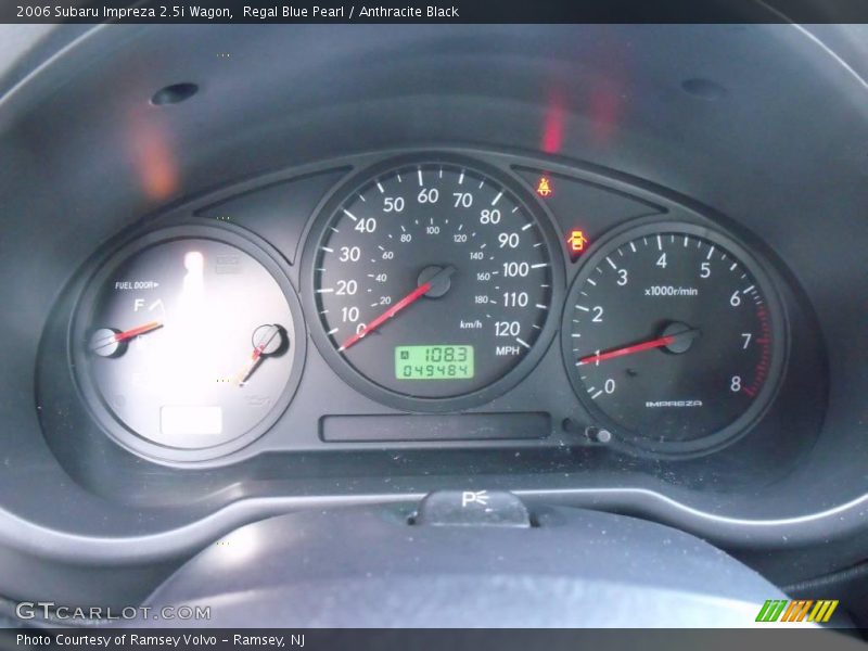 Regal Blue Pearl / Anthracite Black 2006 Subaru Impreza 2.5i Wagon