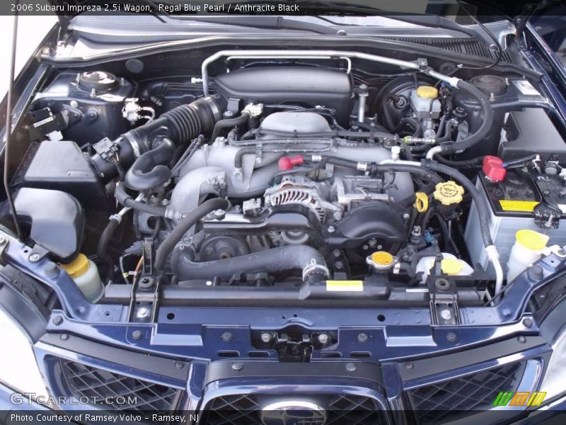 Regal Blue Pearl / Anthracite Black 2006 Subaru Impreza 2.5i Wagon