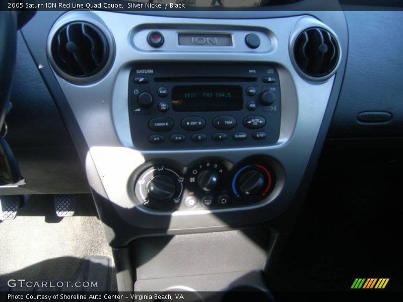 Silver Nickel / Black 2005 Saturn ION Red Line Quad Coupe