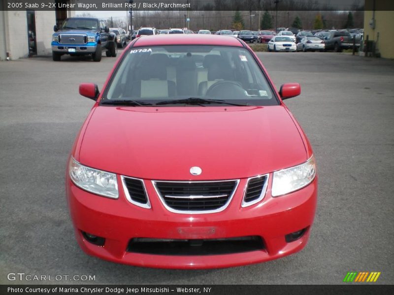 Brilliant Red / Black/Parchment 2005 Saab 9-2X Linear Wagon