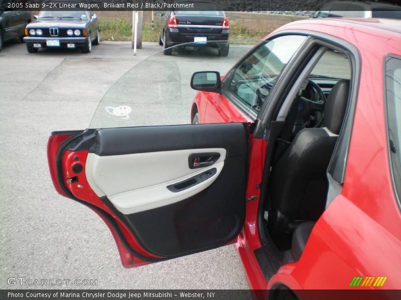 Brilliant Red / Black/Parchment 2005 Saab 9-2X Linear Wagon