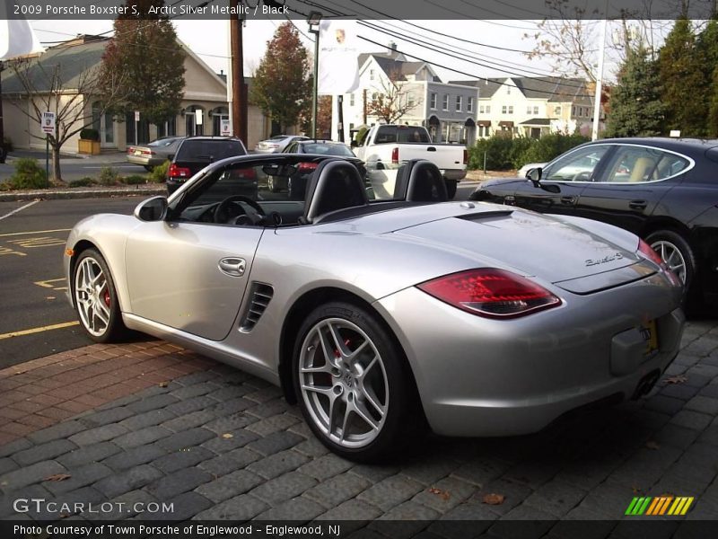 Arctic Silver Metallic / Black 2009 Porsche Boxster S