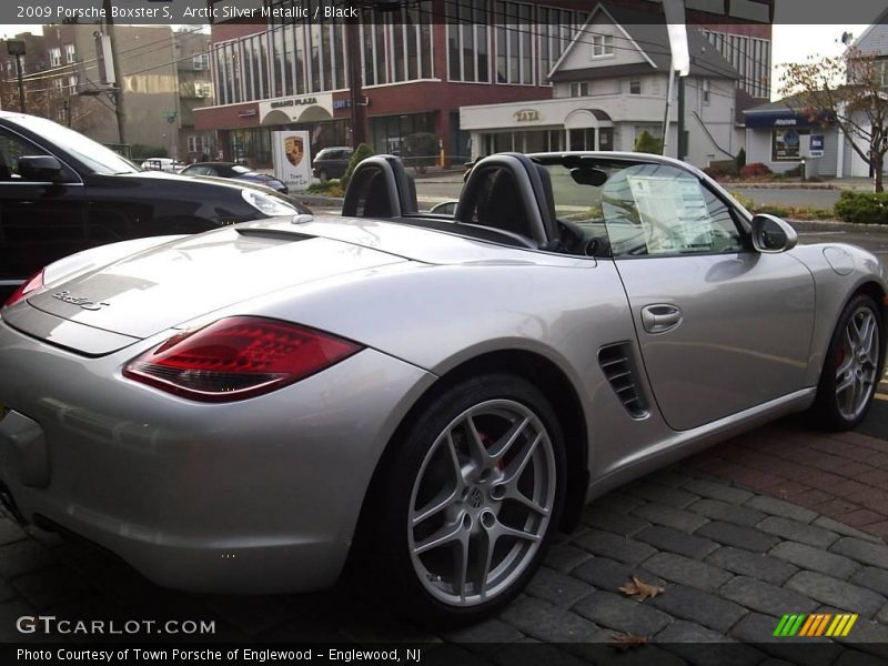 Arctic Silver Metallic / Black 2009 Porsche Boxster S
