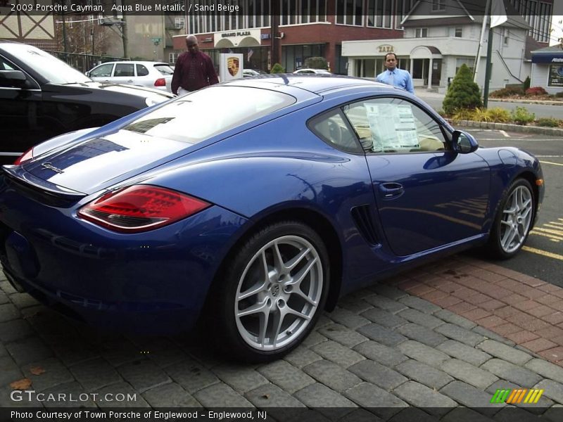 Aqua Blue Metallic / Sand Beige 2009 Porsche Cayman
