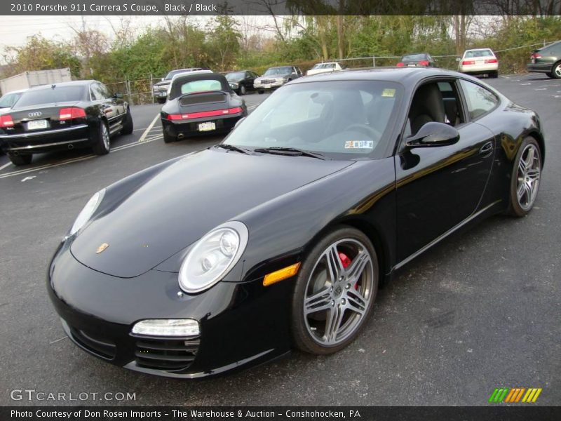 Black / Black 2010 Porsche 911 Carrera S Coupe