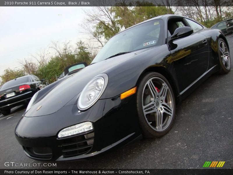 Black / Black 2010 Porsche 911 Carrera S Coupe