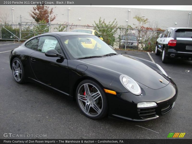 Black / Black 2010 Porsche 911 Carrera S Coupe
