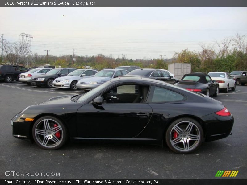 Black / Black 2010 Porsche 911 Carrera S Coupe