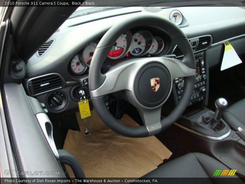 Black / Black 2010 Porsche 911 Carrera S Coupe