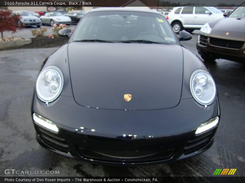 Black / Black 2010 Porsche 911 Carrera Coupe