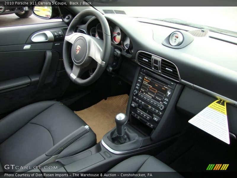Black / Black 2010 Porsche 911 Carrera S Coupe