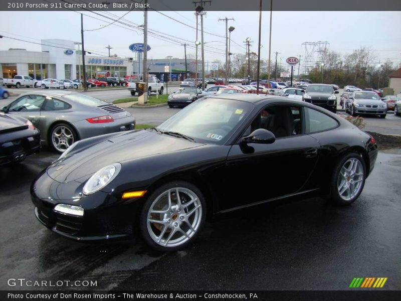 Black / Black 2010 Porsche 911 Carrera Coupe