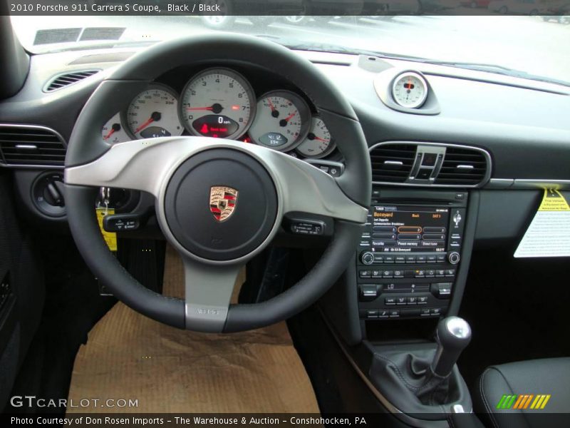 Black / Black 2010 Porsche 911 Carrera S Coupe