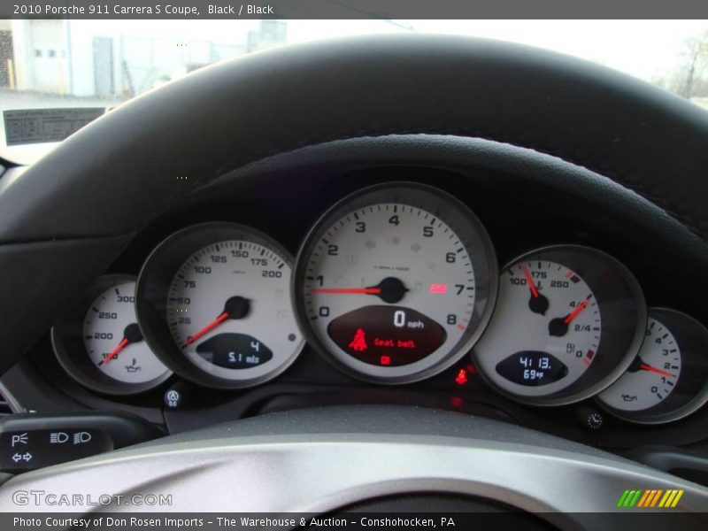 Black / Black 2010 Porsche 911 Carrera S Coupe