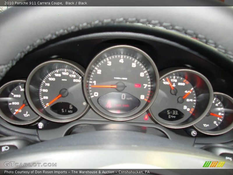 Black / Black 2010 Porsche 911 Carrera Coupe