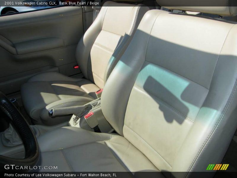Batik Blue Pearl / Beige 2001 Volkswagen Cabrio GLX