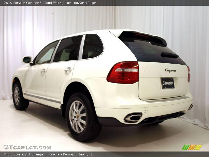 Sand White / Havanna/Sand Beige 2010 Porsche Cayenne S
