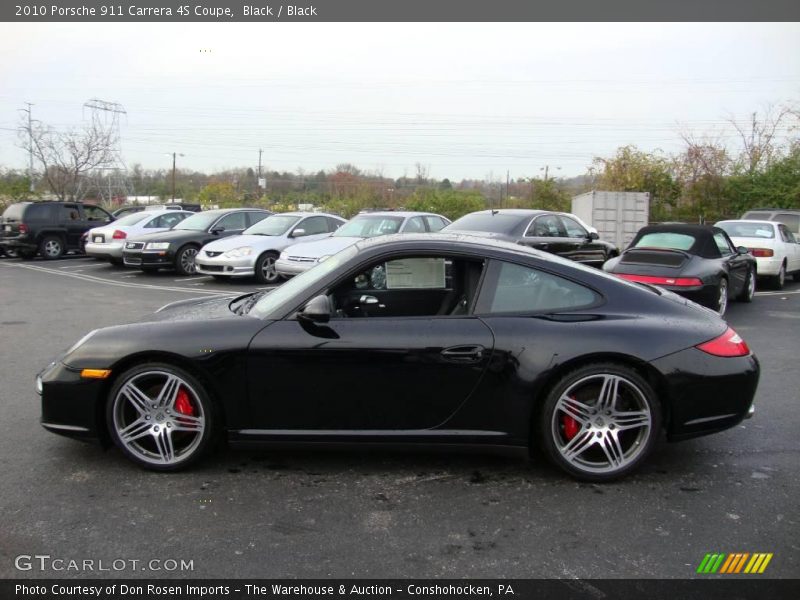 Black / Black 2010 Porsche 911 Carrera 4S Coupe