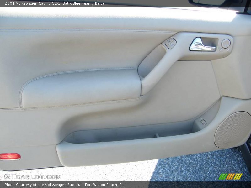 Batik Blue Pearl / Beige 2001 Volkswagen Cabrio GLX