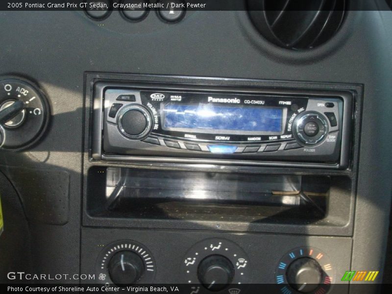Graystone Metallic / Dark Pewter 2005 Pontiac Grand Prix GT Sedan