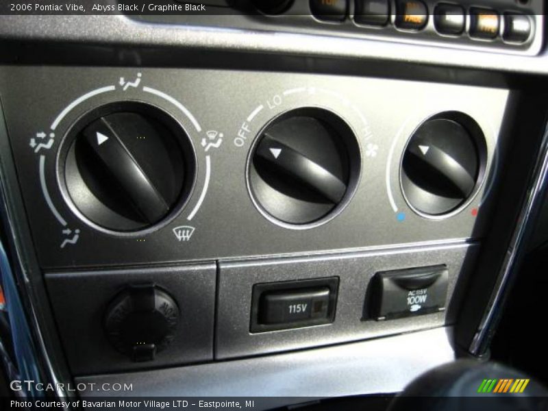 Abyss Black / Graphite Black 2006 Pontiac Vibe