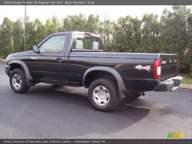 Black Emerald / Gray 1999 Nissan Frontier XE Regular Cab 4x4