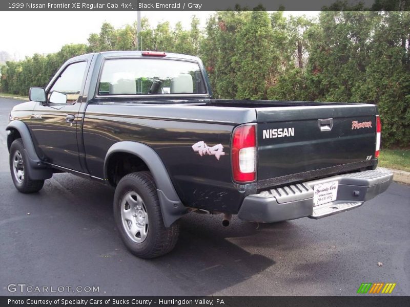 Black Emerald / Gray 1999 Nissan Frontier XE Regular Cab 4x4
