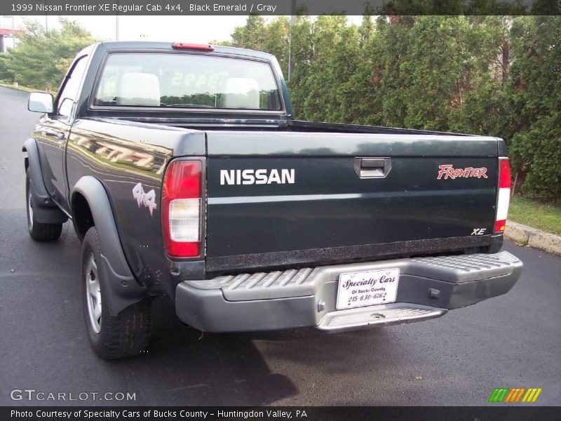 Black Emerald / Gray 1999 Nissan Frontier XE Regular Cab 4x4