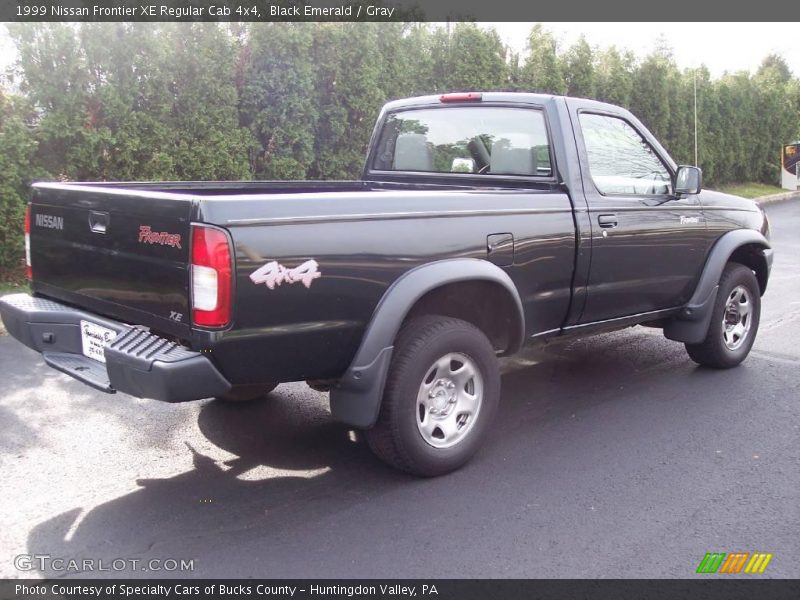Black Emerald / Gray 1999 Nissan Frontier XE Regular Cab 4x4