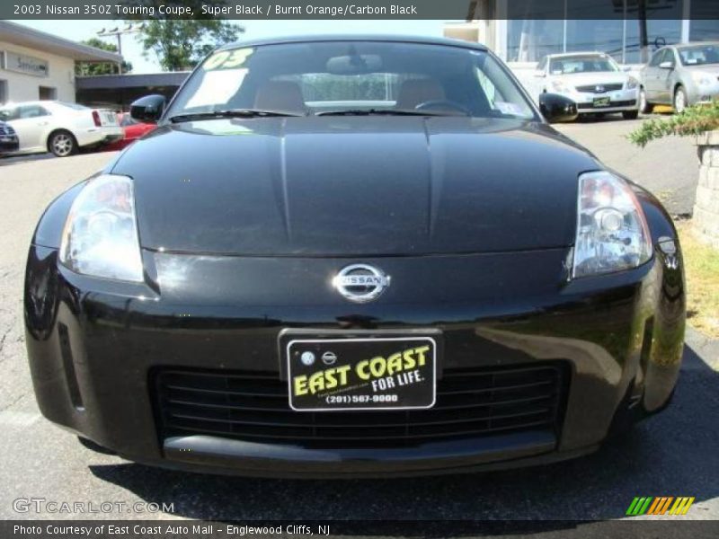 Super Black / Burnt Orange/Carbon Black 2003 Nissan 350Z Touring Coupe