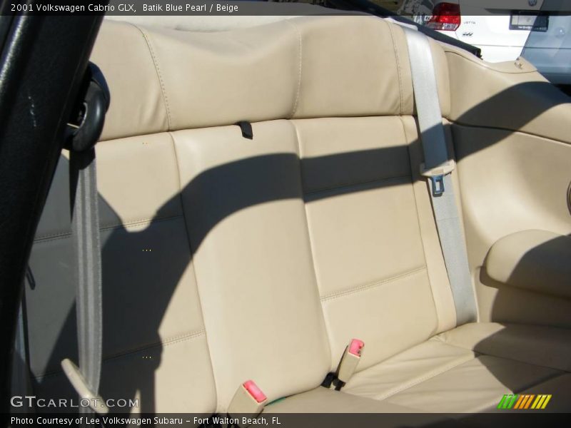 Batik Blue Pearl / Beige 2001 Volkswagen Cabrio GLX