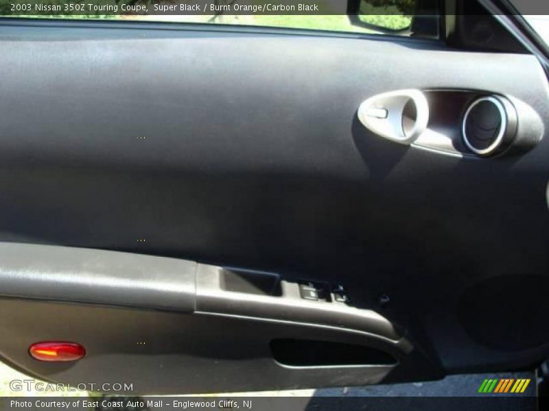 Super Black / Burnt Orange/Carbon Black 2003 Nissan 350Z Touring Coupe