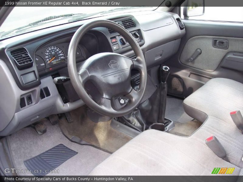 Black Emerald / Gray 1999 Nissan Frontier XE Regular Cab 4x4