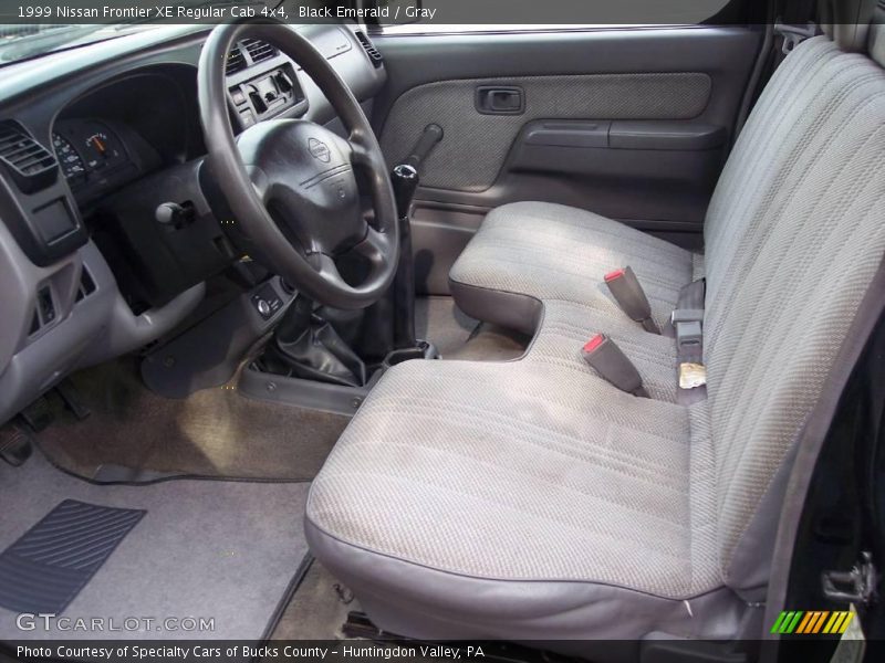 Black Emerald / Gray 1999 Nissan Frontier XE Regular Cab 4x4