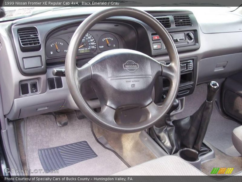 Black Emerald / Gray 1999 Nissan Frontier XE Regular Cab 4x4