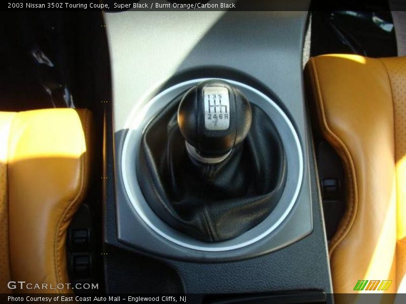 Super Black / Burnt Orange/Carbon Black 2003 Nissan 350Z Touring Coupe