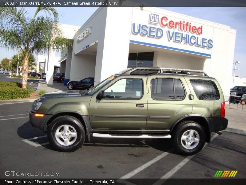 Canteen Green Metallic / Gray 2003 Nissan Xterra XE V6 4x4