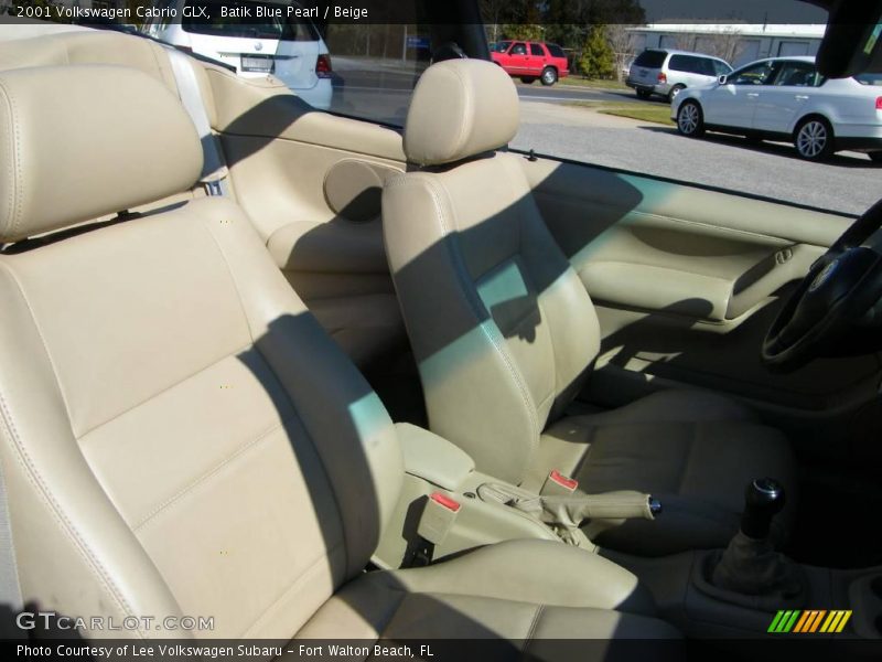 Batik Blue Pearl / Beige 2001 Volkswagen Cabrio GLX