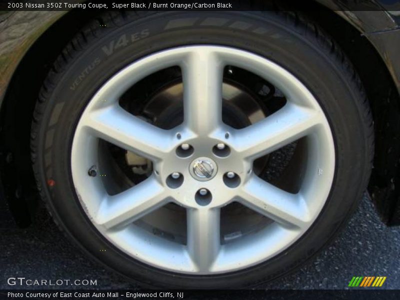 Super Black / Burnt Orange/Carbon Black 2003 Nissan 350Z Touring Coupe
