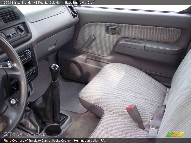 Black Emerald / Gray 1999 Nissan Frontier XE Regular Cab 4x4